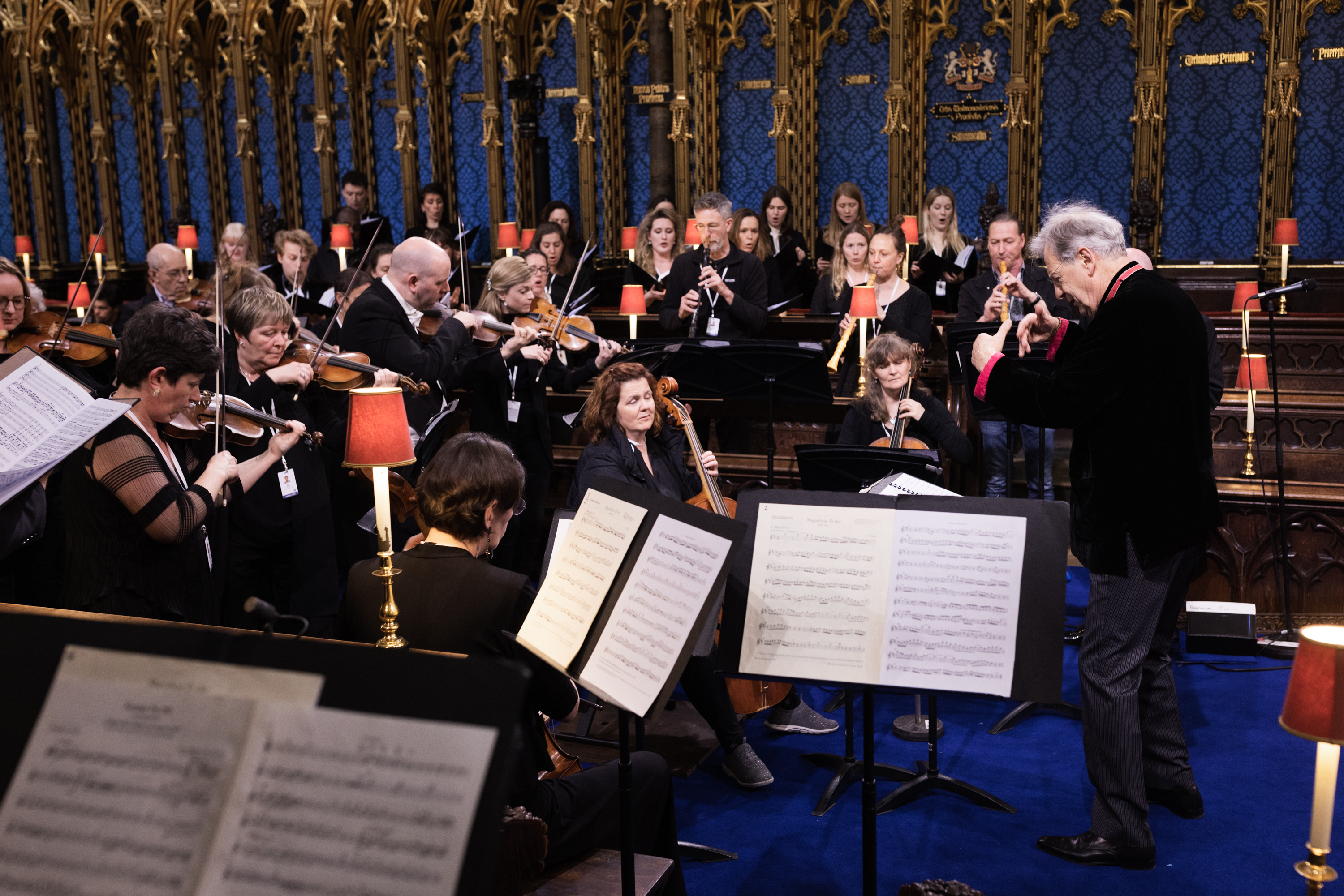 Monteverdi Choir, English Baroque Soloist,s and John Eliot Gardiner performing at the Coronation