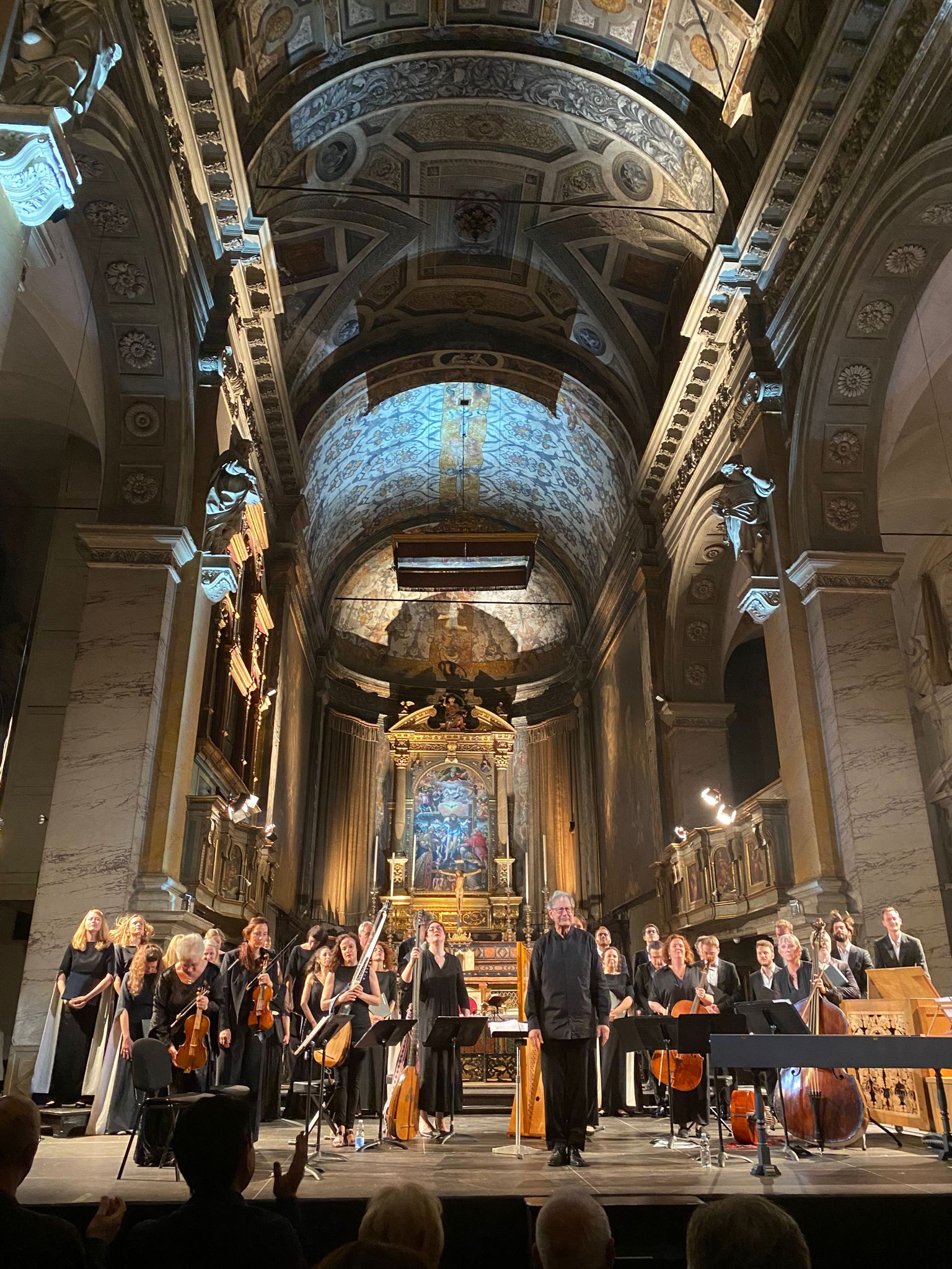 Monteverdi Choir, English Baroque Soloists, and John Eliot Gardiner performing at the Monteverdi Festival